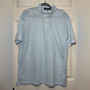 RLX Ralph Lauren Light Striped Polo Shirt